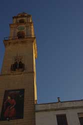 balkon neben der kathedrale in jerez