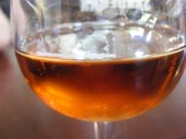 Sherry aus Jerez im Glas